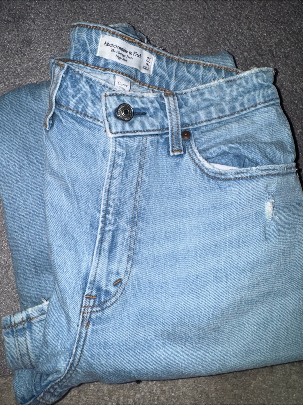 Abercrombie & Fitch Women's Vintage flare high rise